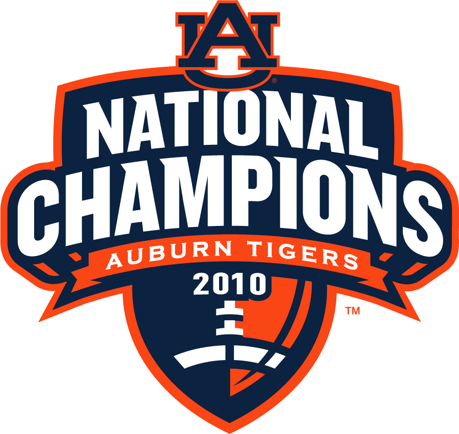 Auburn Tigers 2010 Champion Logo DIY iron on transfer (heat transfer)